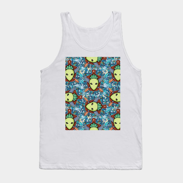 Radish and Knife Coat of Arms Tank Top by zarya_kiqo